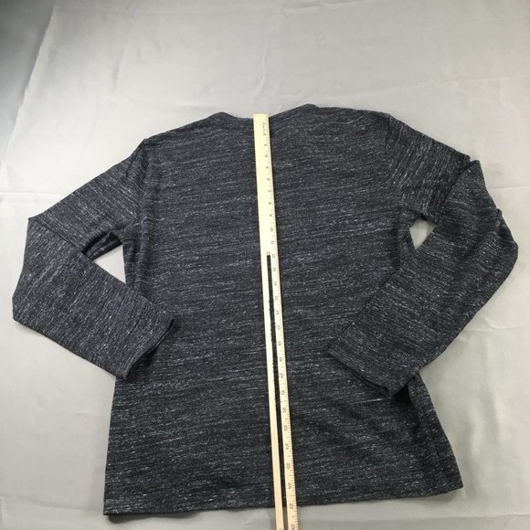 Gap Mens Sweater Gray Medium V-Neck Pullover Casual Comfort Sweatshirt #0502 - Picture 4 of 8